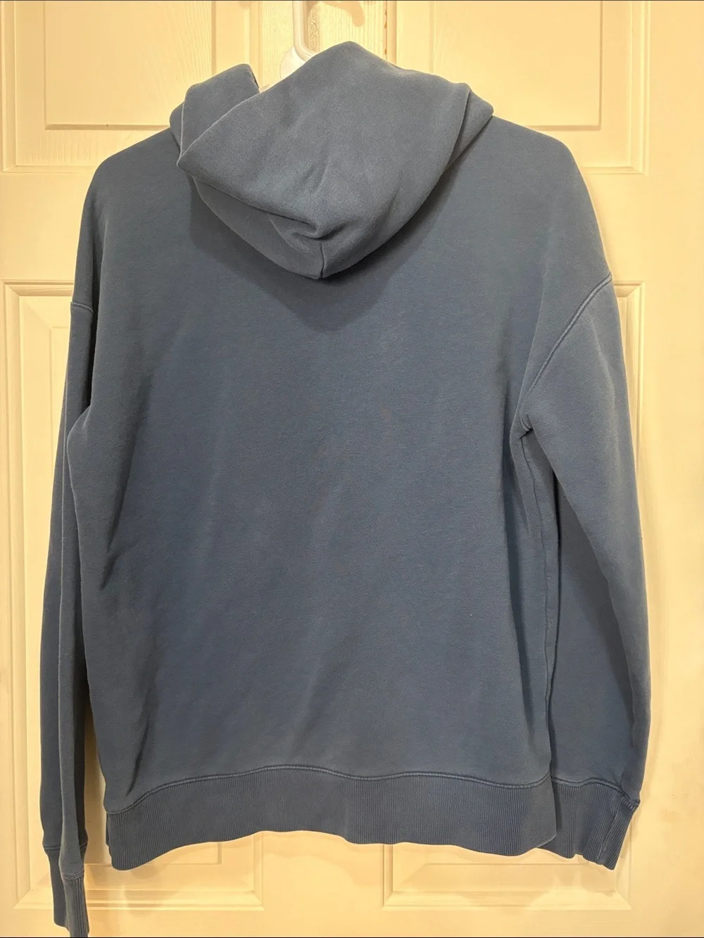 Abercrombie & Fitch Men's Blue Soft Fleece Hoodie Sweatshirt